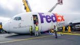 FedEx Boeing 767 with failed nose gear
