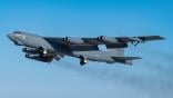 B-52 in flight