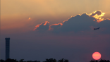 BKK airport sunset