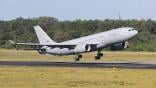 Airbus MRTT taking off from runway