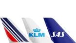 SAS AF KLM tails