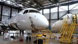 plane in hangar