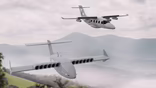 Whisper's renditions of its proposed aircraft.