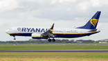 Ryanair aircraft landing