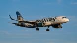 frontier jet flying