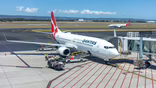 qantas jets at Adelaide Airport