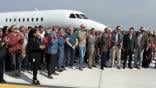 Bartlesville Municipal Airport’s ribbon cutting ceremony celebrating the completion of the taxiway project.