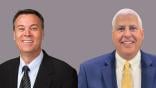 Doug Dilley, Parker Aerospace Group vice president of Services & Support Operations and Mark Mourani, vice president of Global Commercial Aftermarket