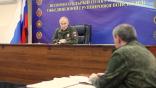President Vladimir Putin addresses Russian Army Gen. Valery Gerasimov