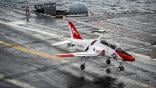 T-45 landing on aircraft carrier