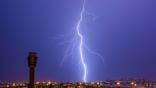 lightning at airport