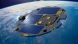 The DiskSat's flat format offers potential advantages over traditional cubic satellites Credit: Aerospace Corp.