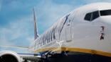 close up of Ryanair aircraft