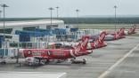 airasia jets on the ground