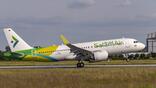 salamair a320neo landing