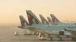 Aircraft on the tarmac in Doha