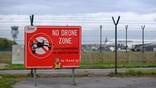 no drone zone sign at brussels airport