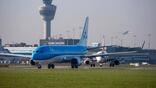 klm jet at schiphol