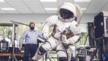 ilc dover spacesuit in lab