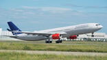 Scandinavian Airlines Airbus A330 taking off