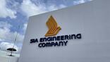 SIA Engineering Company logo on a building