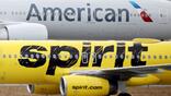 Spirit Airlines and American Airlines aircraft