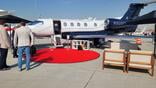 Embraer’s Phenom 300 on display at the Middle East & North Africa Business Aviation Association show in Dubai in 2024. 