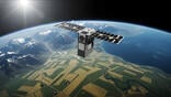 concept art of satellite in orbit
