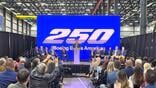 Kelly Ortberg speaking at the Boeing Backs America event 
