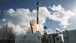 A Rocket Lab Electron rocket launches April 22, 2026 from Launch Complex-1 in Mahis, New Zealand, carrying the Kakushin Rising mission for the Japan Aerospace Exploration Agency. Credit: Rocket Lab