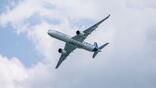 Airbus A350 inflight