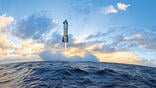 Starship Version 3 launch viewed from buoy