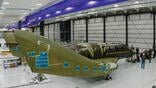 Virgin Galactic's Delta1 spaceplane in assembly