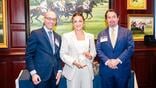 20 Twenties winner, Daniella Bezuidenhout, a graduate student at Embry-Riddle Aeronautical University studying Aerospace Engineering, accepting her award.  