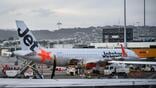 jetstar jet at airport