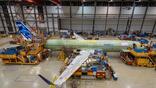 Airbus A321XLR in assembly line