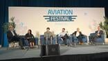 From Left: American Airlines Head of Partnerships Jeff Ogar, French Bee CCO Zemourda Aissaoui, BermudAir CCO John Pepper, Virgin Atlantic VP Americas David Hodges, oneworld Alliance VP Commercial and Loyalty Roger Blackburn, and COPA retired CCO Dennis Cary. 