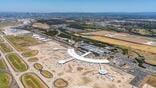 Brisbane Airport from above