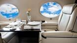 Business jet interior 