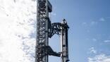 Starship on launchpad