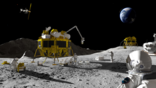 moon landing rendering