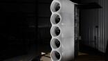 Art credit: Whisper Aero Caption: Whisper has tested a full-scale JetFoil wing section with five electric ducted fans blowing over a simple flap