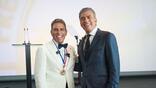Flexjet founder Kenn Ricci, left, with The Jet Business founder Steve Varsano.