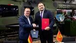 German Ministry of Defense Caption: German defense minister Boris Pistorius agreed the government-to-government sale with his Montenegrin counterpart, Dragan Krapović.