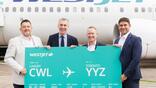 Cardiff Airport welcomes first WestJet Toronto flight