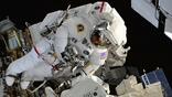 NASA astronauts Chris Williams and Jessica Meir concluded their spacewalk outside the International Space Station at 3:40 p.m. EDT.