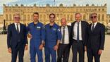 At the Choose France Summit 2026, (L-R): ESA Director General Josef Aschbacher, ESA Reserve Astronaut Arnaud Prost, ESA Astronaut Thomas Pesquet, CNES Deputy CEO Lionel Suchet, Vast CEO Max Haot, and Vast President, Europe Giorgio Saccoccia