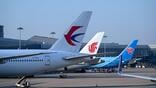 china big three airline tail fins