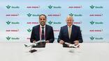 (L-R): Ibrahim Al-Omar, Director General of Saudia Group, and Campbell Wilson, CEO and MD of Air India