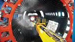 Boeing 787 Dreamliner fuselage forward section under construction
